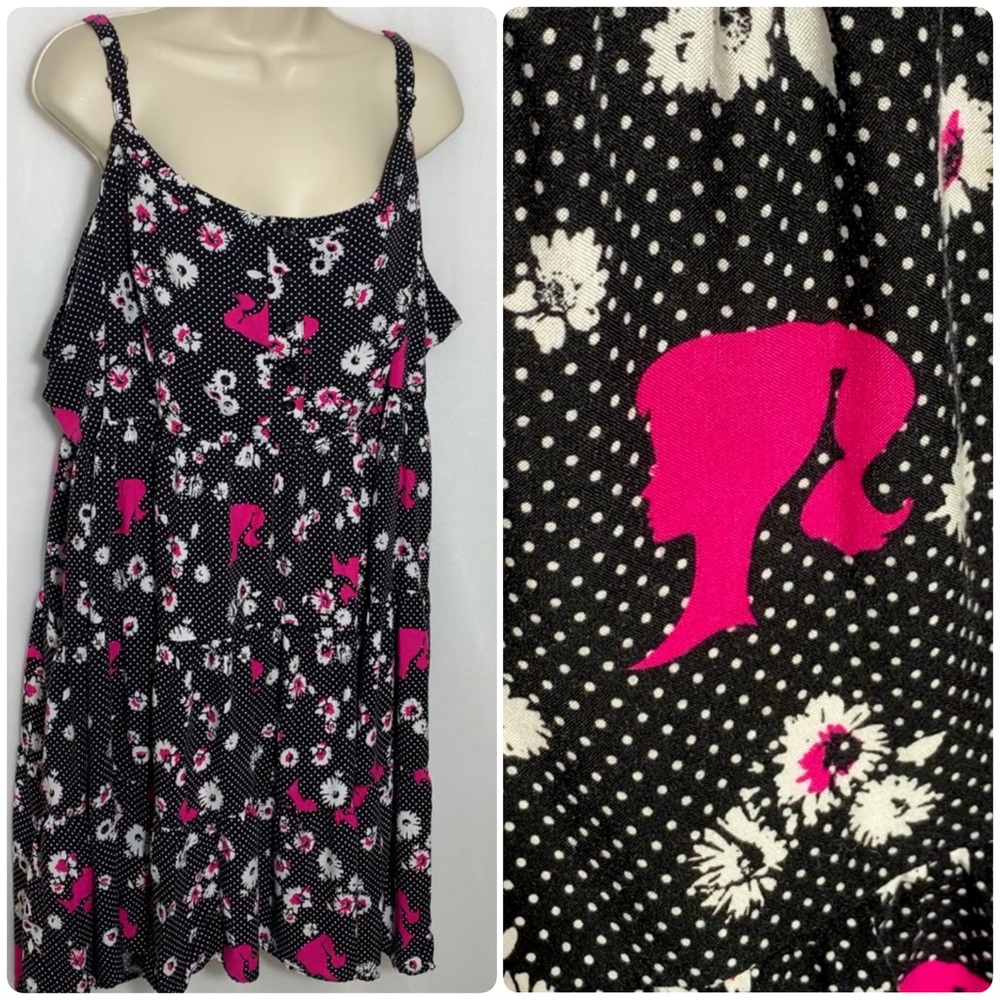 Barbie Black and Pink Dress